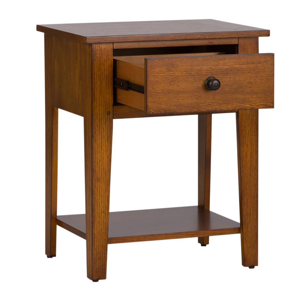 Kids Nightstands: Solid Oak Nightstand