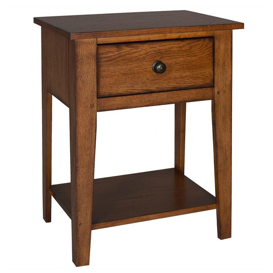 Kids Nightstands: Solid Oak Nightstand