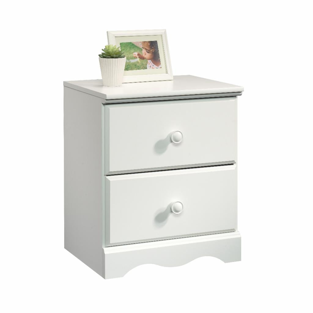 Kids Nightstands: White Kids 2 Drawer Nightstand 