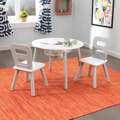 Kids Writing Table: Kids Round Play / Activity Table and Chair Set