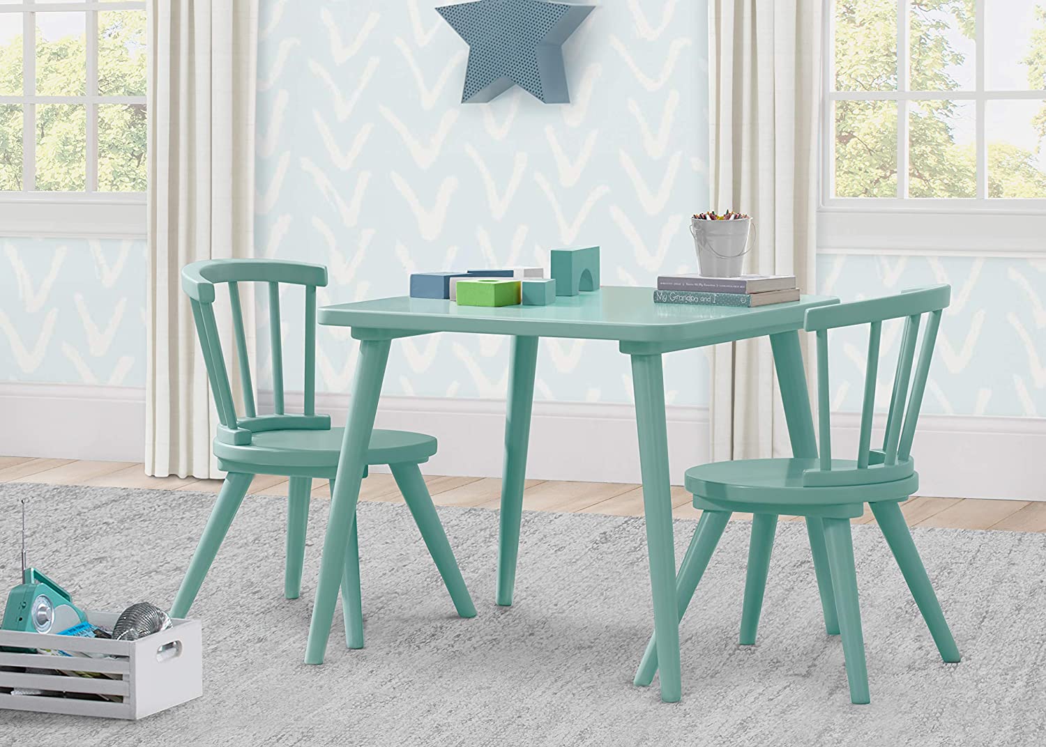 Kids Study Chair: Kids Activity Chair (Set of 2)