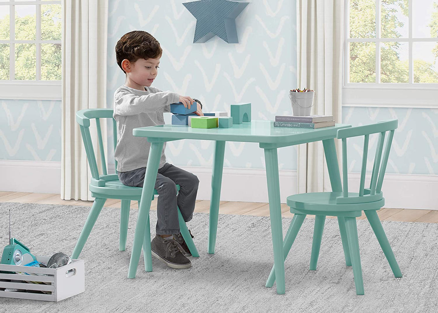 Kids Study Chair: Kids Activity Chair (Set of 2)