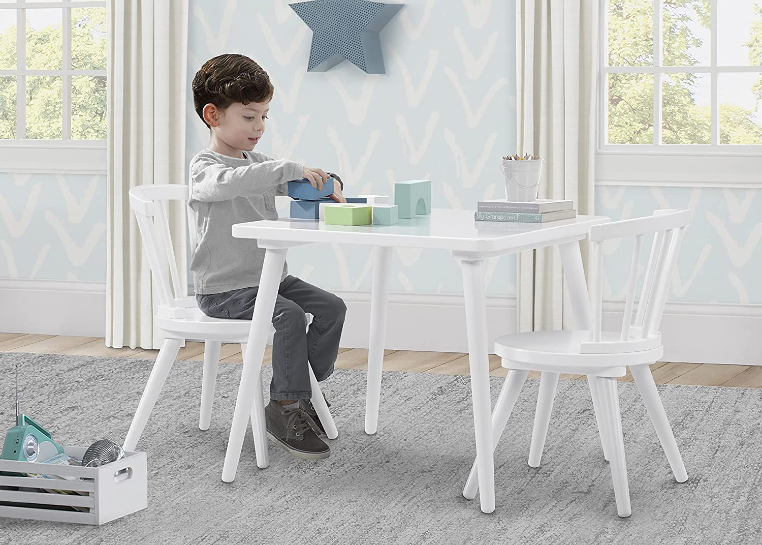 Kids Study Chair: Kids Activity Chair (Set of 2)
