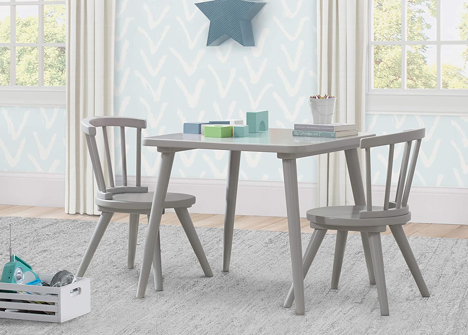 Kids Study Chair: Kids Activity Chair (Set of 2)