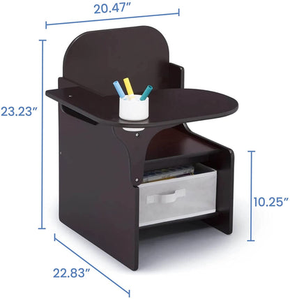 Kids Study Chair: Kids Desk with Cup Holder