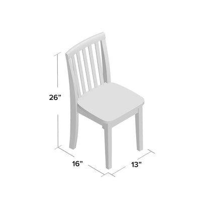 Kids Study Chair: Kids Wood Chair (Set of 2)