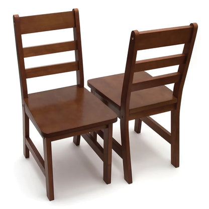 Kids Study Chair: Woooden Kids Chair (Set of 2)