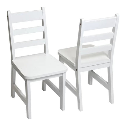 Kids Study Chair: Woooden Kids Chair (Set of 2)