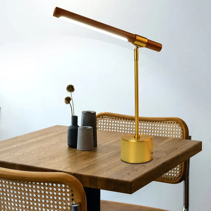 Kids Study Lamps: Modern Solid Wood Study Lamp LED Table For Eye Protection