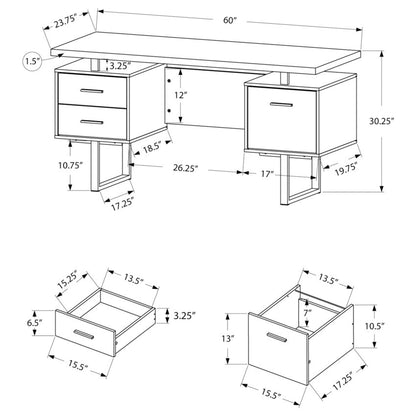 Kids Study Table DINO Child Desk With 59 Inch Drawers