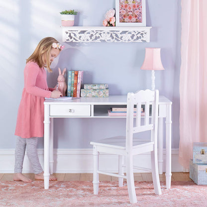 Kids Study Table : LANA 38" W Writing Desk and Chair Set