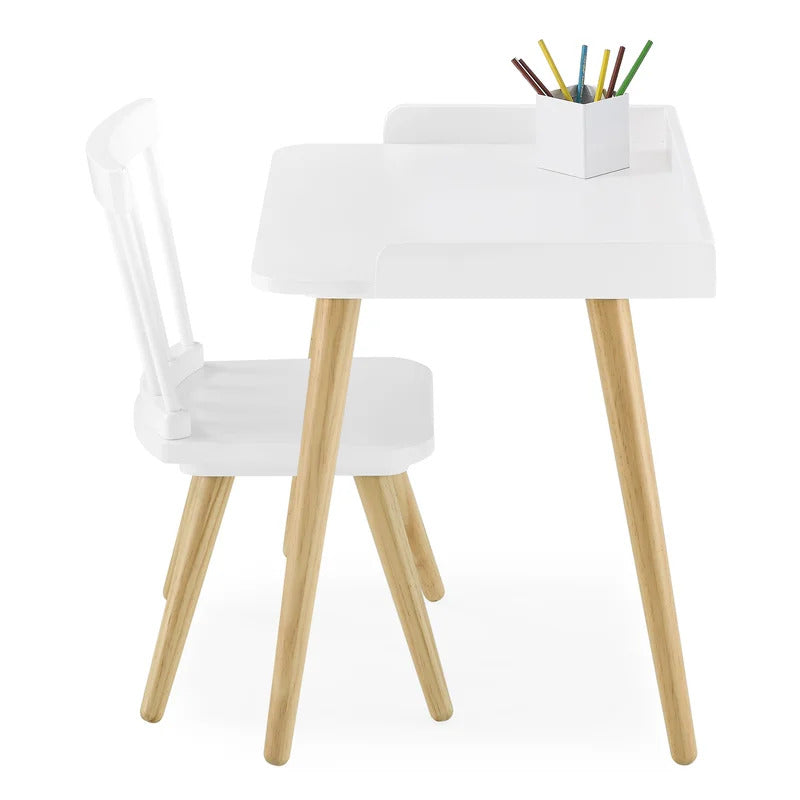 Kids Study Tables : 24.75" W Writing Desk and Chair Set