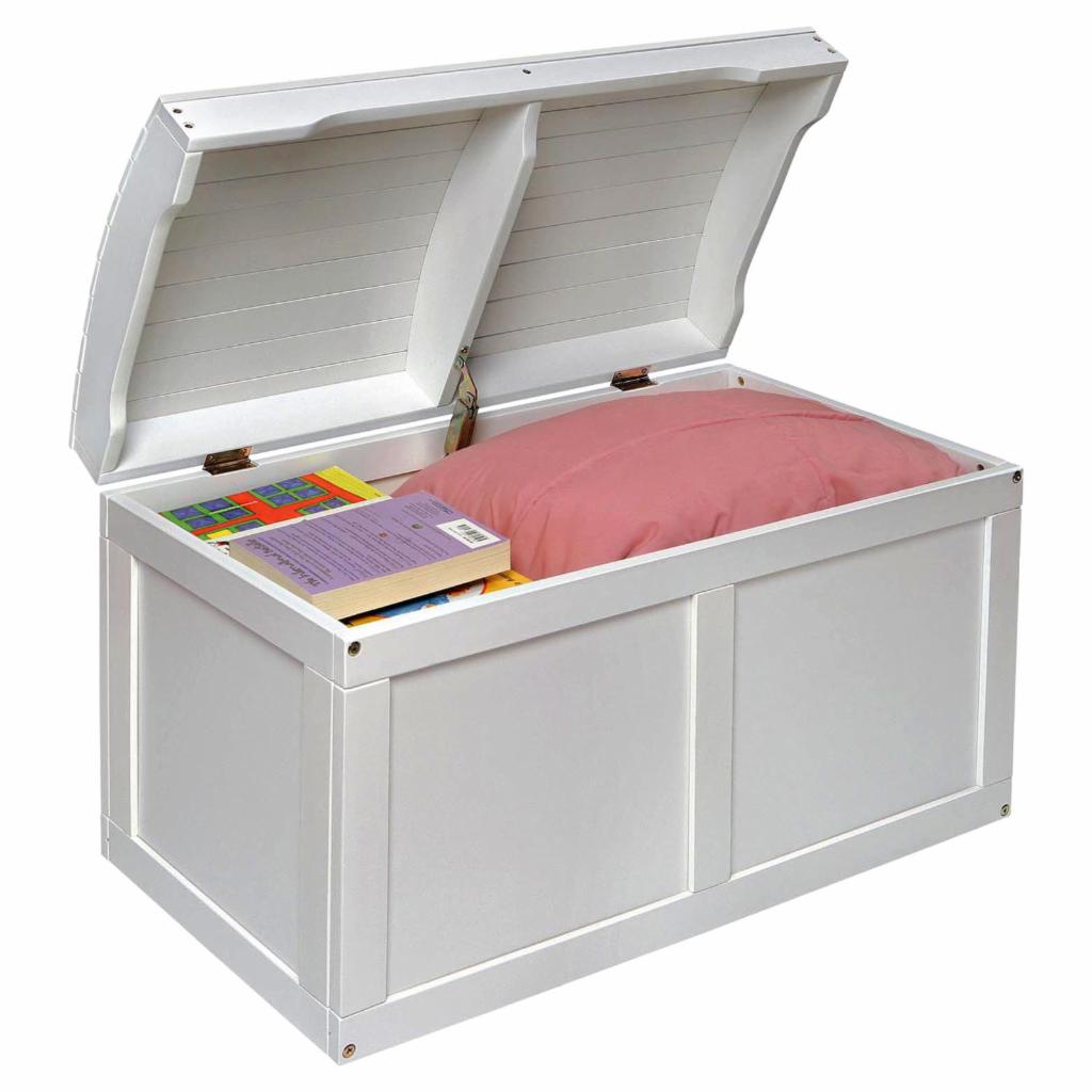 Kids Toy Storage Unit: Basket Barrel Top Toy Chest