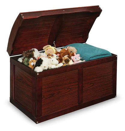 Kids Toy Storage Unit: Basket Barrel Top Toy Chest