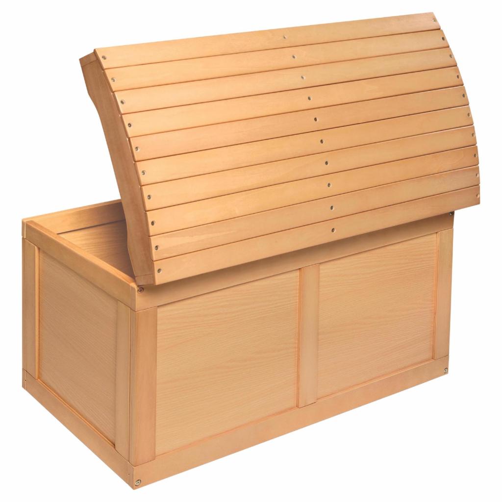 Kids Toy Storage Unit: Basket Barrel Top Toy Chest