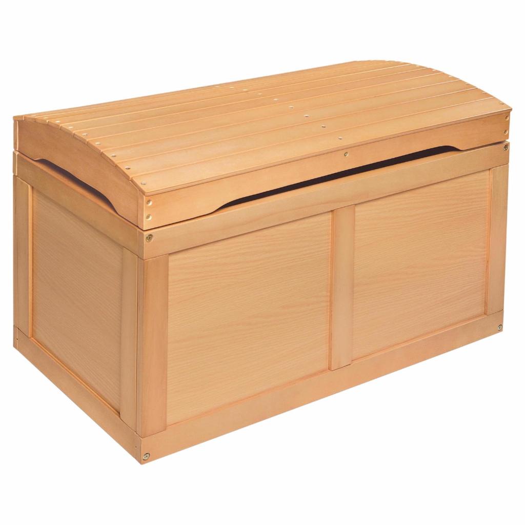 Kids Toy Storage Unit: Basket Barrel Top Toy Chest