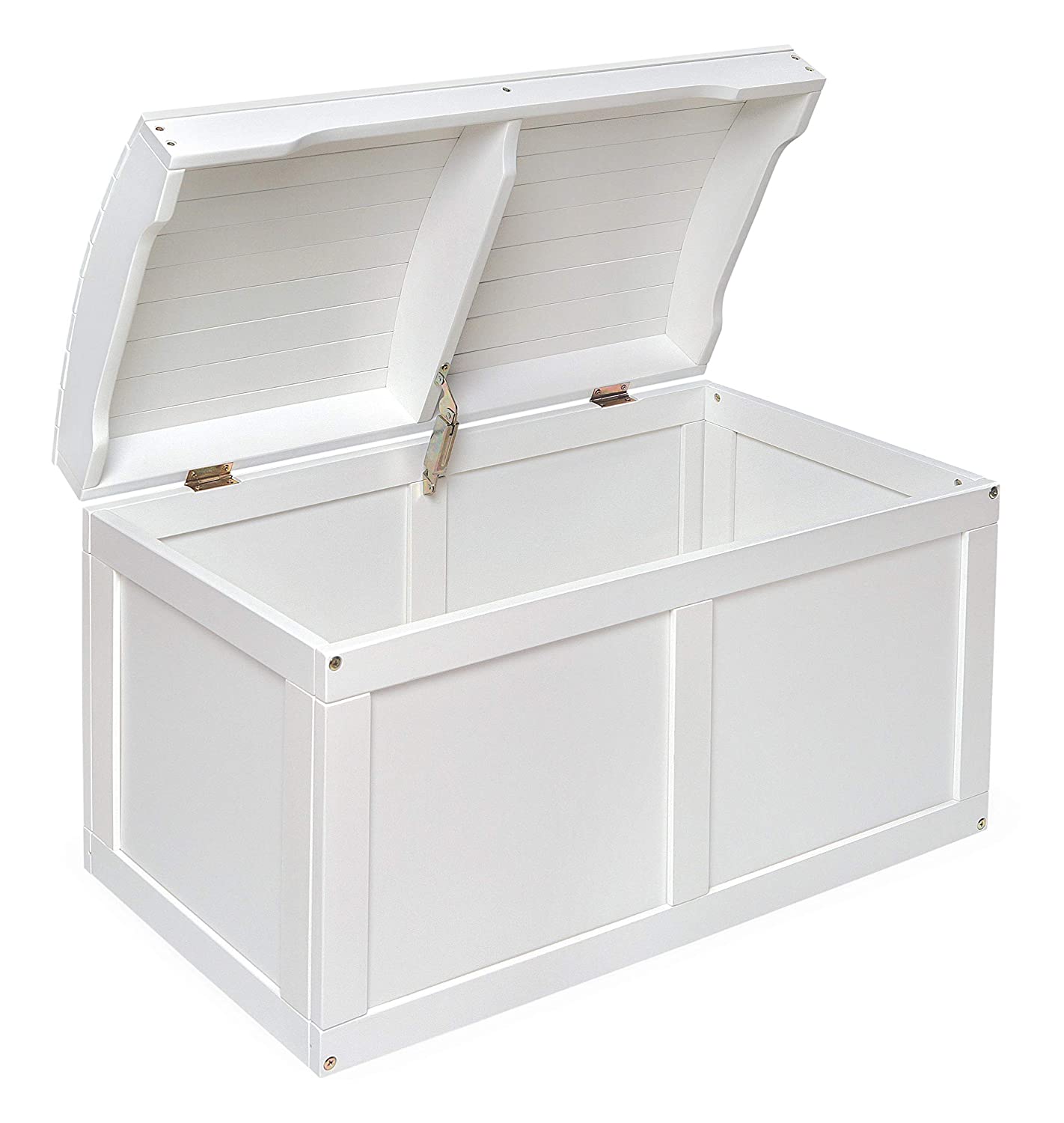 Kids Toy Storage Unit: Basket Barrel Top Toy Chest