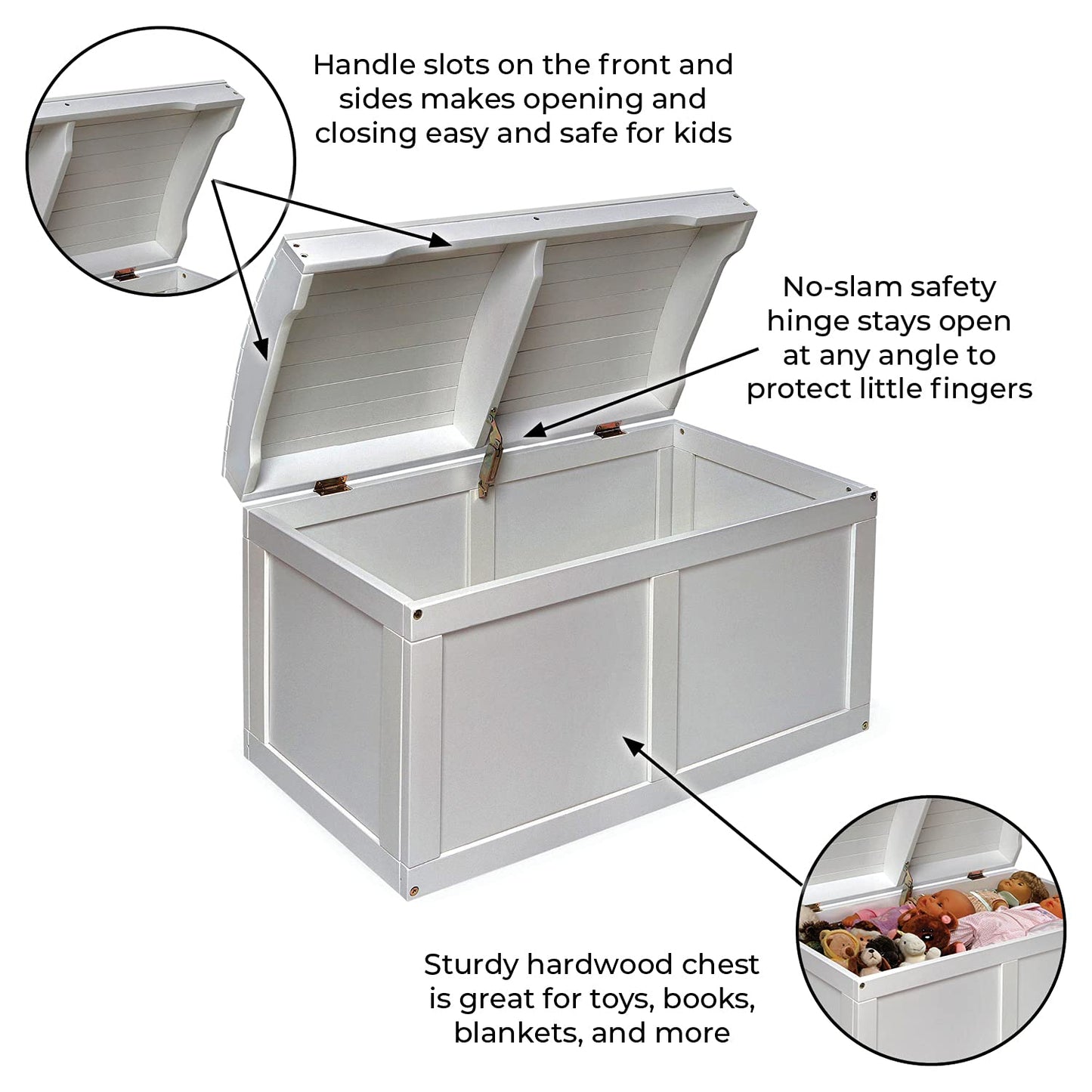 Kids Toy Storage Unit: Basket Barrel Top Toy Chest
