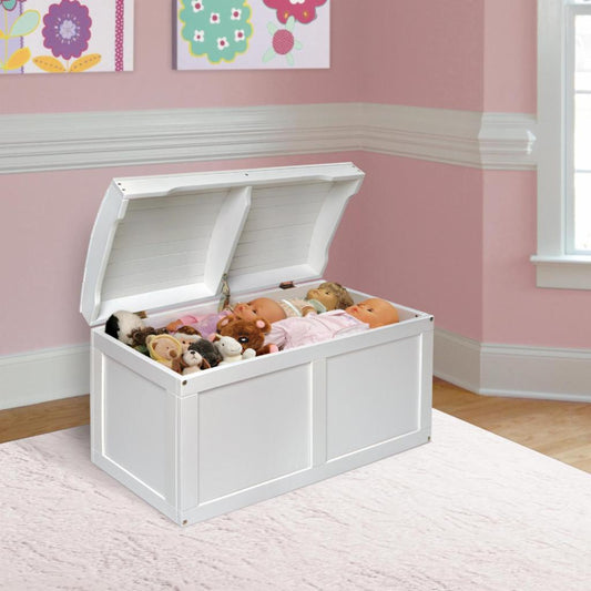 Kids Toy Storage Unit: Basket Barrel Top Toy Chest