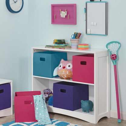 Kids Toy Storage Unit: Horizontal Bookcase, Toy Organizer