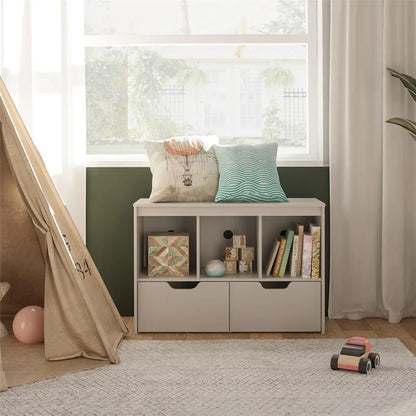 Kids Toy Storage Unit:  Kids Storage Cube With Drawers