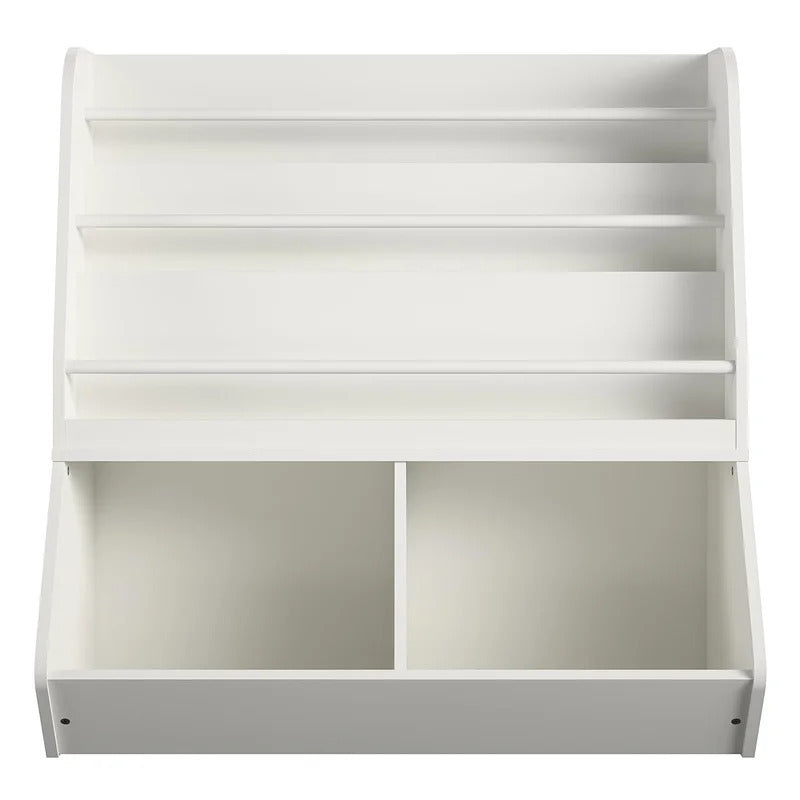Kids Toy Storage Unit: Oak Toy Storage Organizer