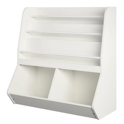 Kids Toy Storage Unit: Oak Toy Storage Organizer