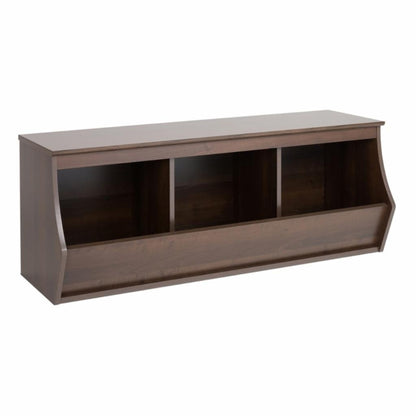 Kids Toy Storage Unit: Stackable 3 Bin Storage Cubby