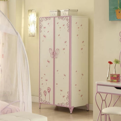 Kids Wardrobes: White and purple Kids Wardrobes