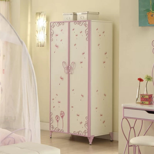 Kids Wardrobes: White and purple Kids Wardrobes