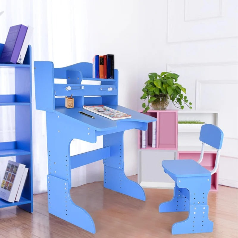 Kids Writing Table: Kids 2 Piece Rectangular Arts And Crafts Table and Chair Set