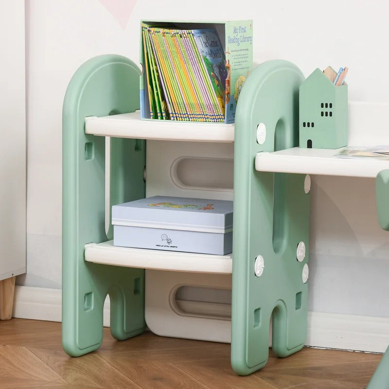 Kids Writing Table: Kids 2 Piece Rectangular Play / Activity Table and Chair Set