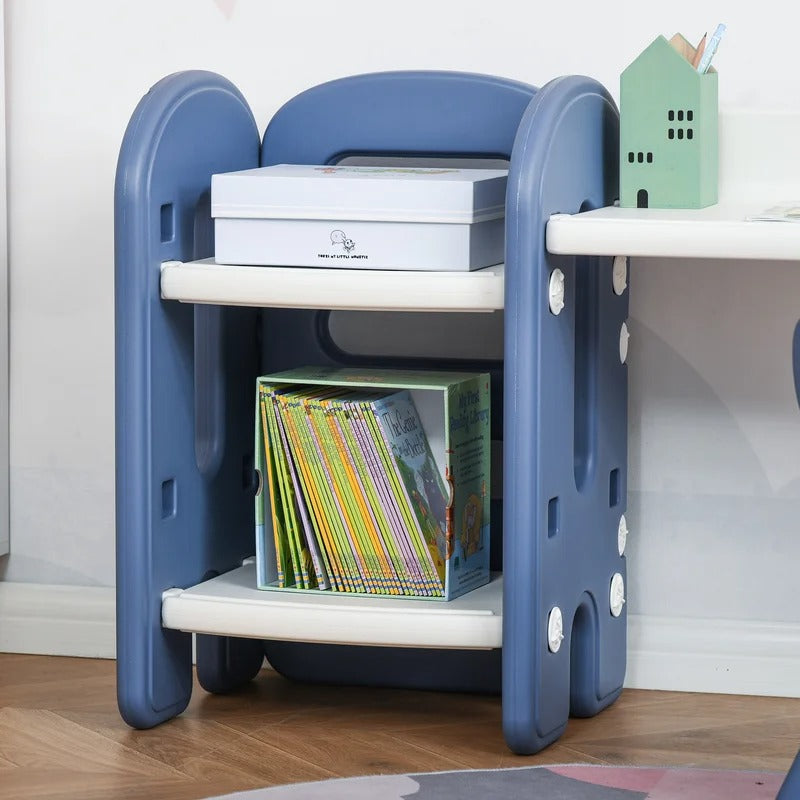Kids Writing Table: Kids 2 Piece Rectangular Play / Activity Table and Chair Set