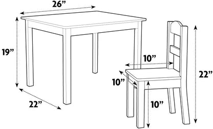 Kids Writing Table: Kids Play / Activity Table and Chair Set