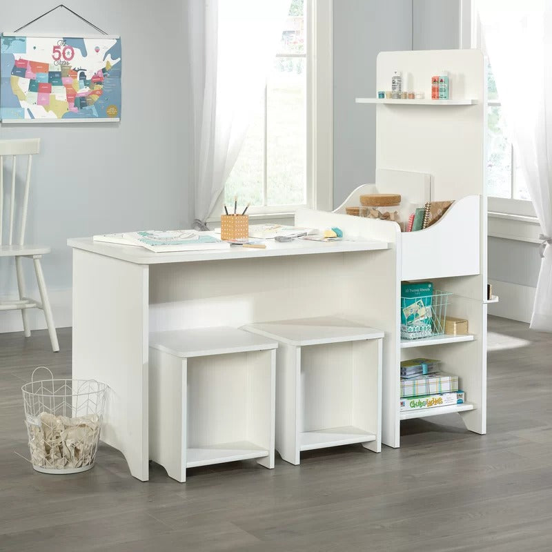 Kids Writing Table: Kids Rectangular and Chair Set
