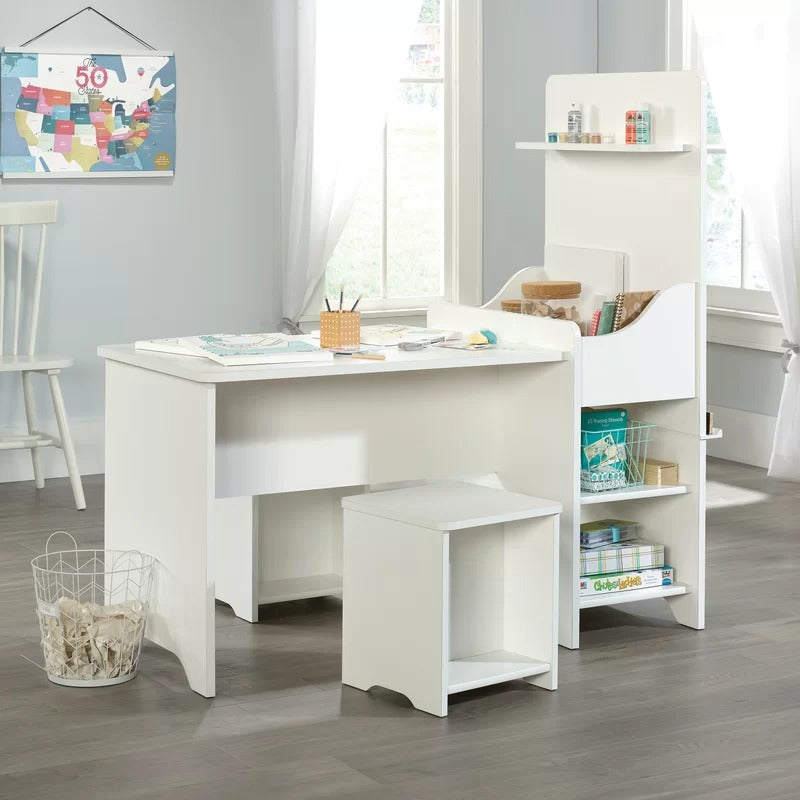 Kids Writing Table: Kids Rectangular and Chair Set