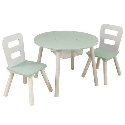 Kids Writing Table: Kids Round Play / Activity Table and Chair Set