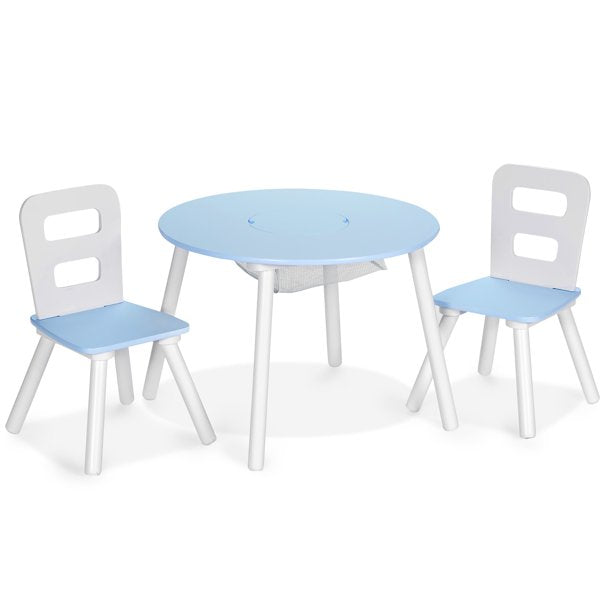 Kids Writing Table: Kids Round Play / Activity Table and Chair Set
