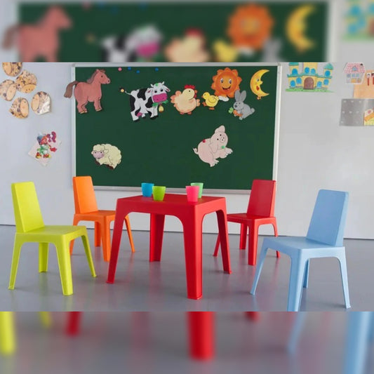 Kids Writing Table Kids Square Play  Activity Table and Chair Set