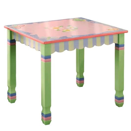 Kids Writing Table: Magic Garden Kids Rectangular Play / Activity Table