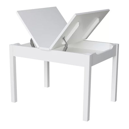 Kids Writing Table: Solid Wood Rectangular Play / Activity Table