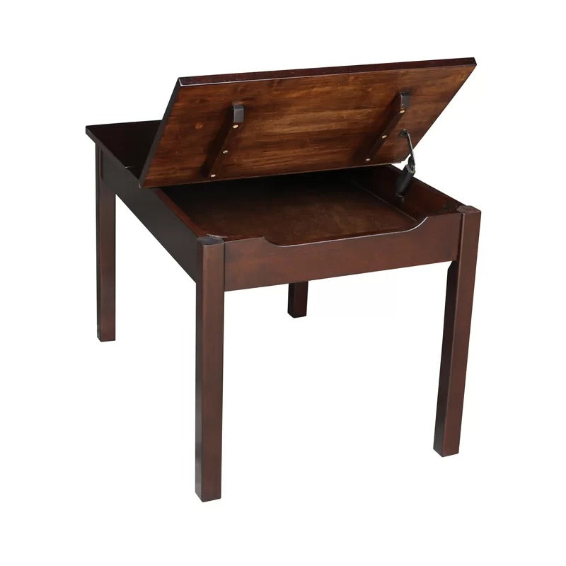 Kids Writing Table: Solid Wood Rectangular Play / Activity Table