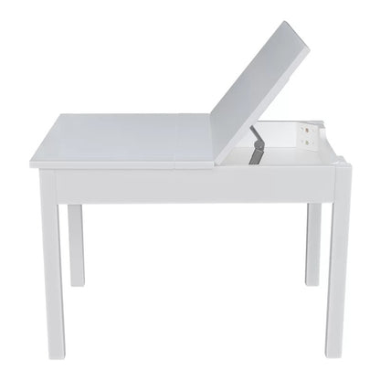 Kids Writing Table: Solid Wood Rectangular Play / Activity Table