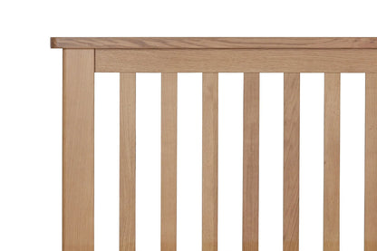 King Size Bed: Oak Wooden King Size Double Bed