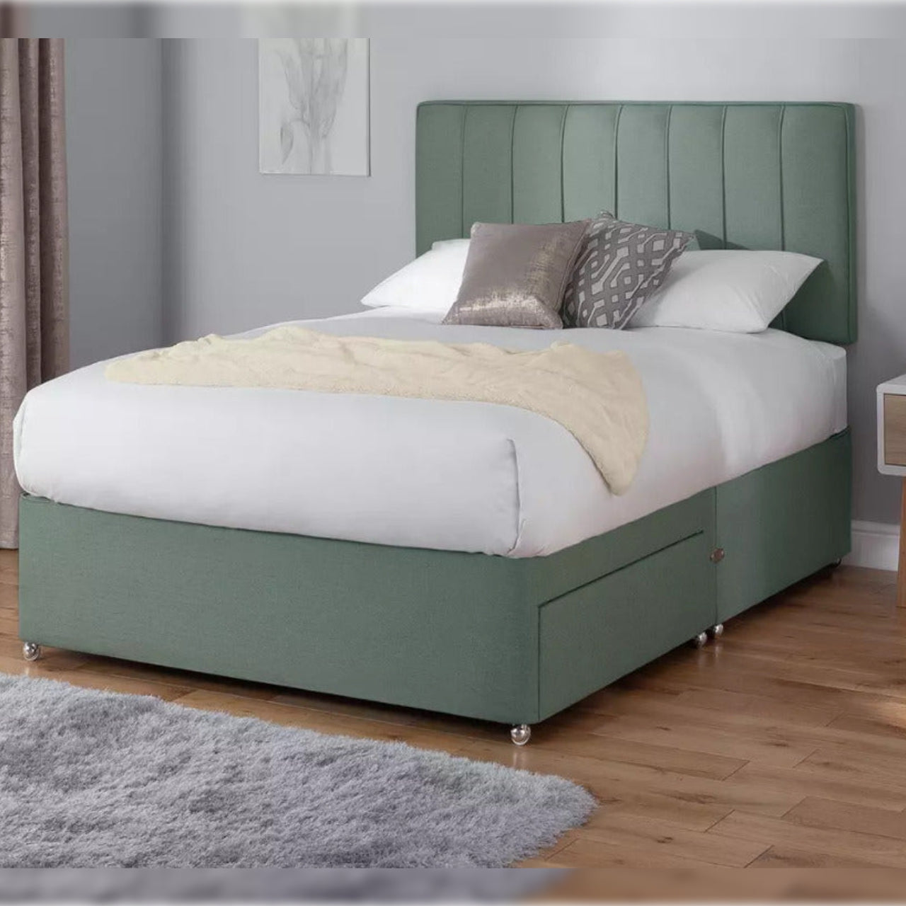 Ffe Tize King Size: 2 Drawer King Size Divan Bed – Studio GKW