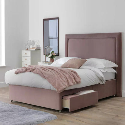 King Size: 2 Drawer King Size Divan Bed With Storage