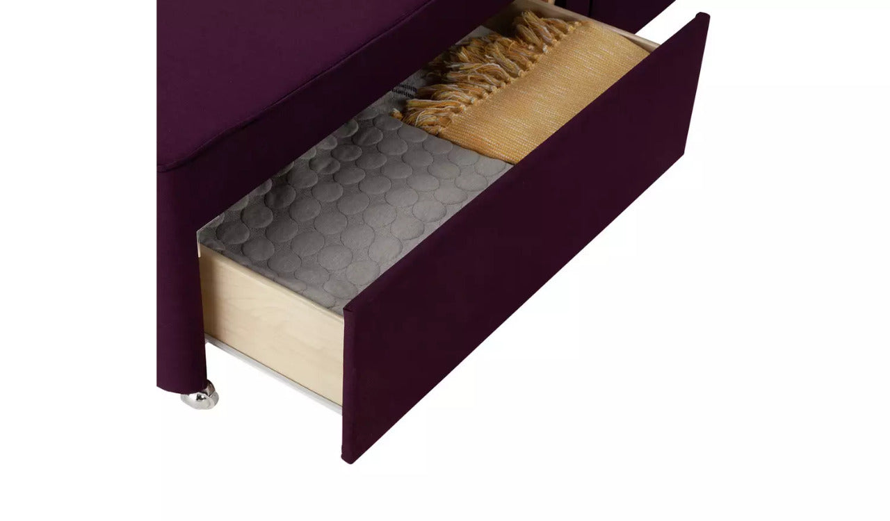 King Size: 2 Drawer King Size Divan Bed