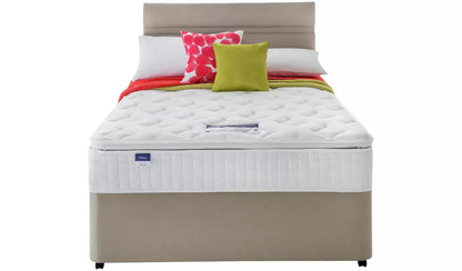 King Size: Sandstone 2 Drawer King Size Divan Bed