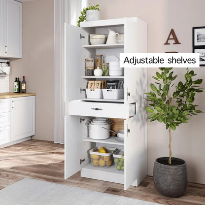Kitchen Almirah: 5 Shelves 63" Kitchen Pantry