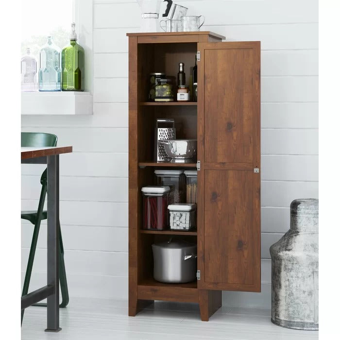 Kitchen Almirah: 60" Wooden Kitchen Pantry